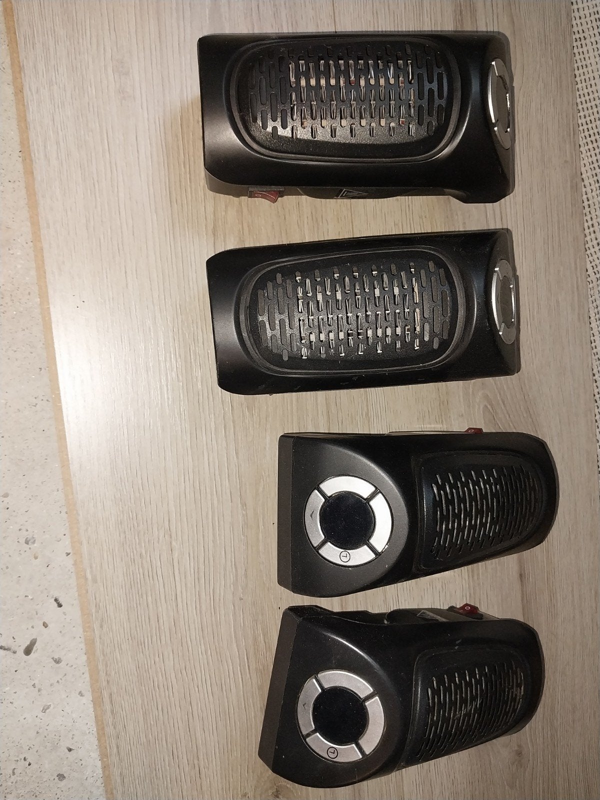 Compacte elektrische kacheltjes - set van 4, Witgoed en Apparatuur, Gebruikt, Tafel- of Grondventilator, Verwarmen, Minder dan 60 m³