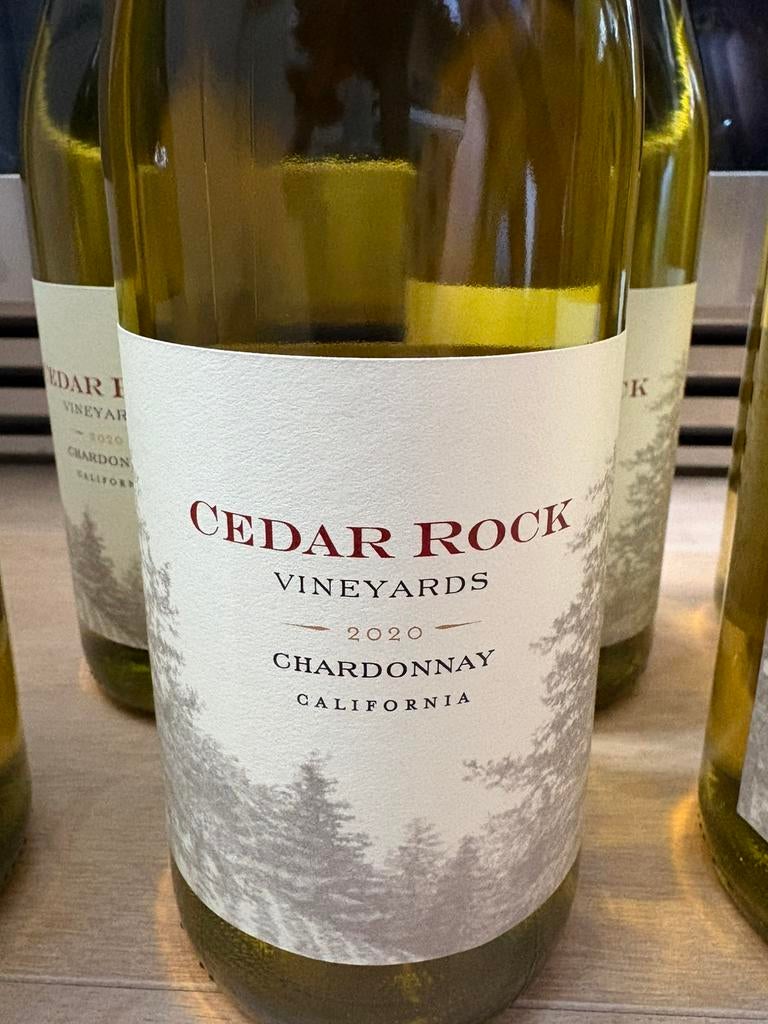 Cedar Rock Chardonnay 2020, Nieuw, Ophalen of Verzenden, Witte wijn, Noord-Amerika