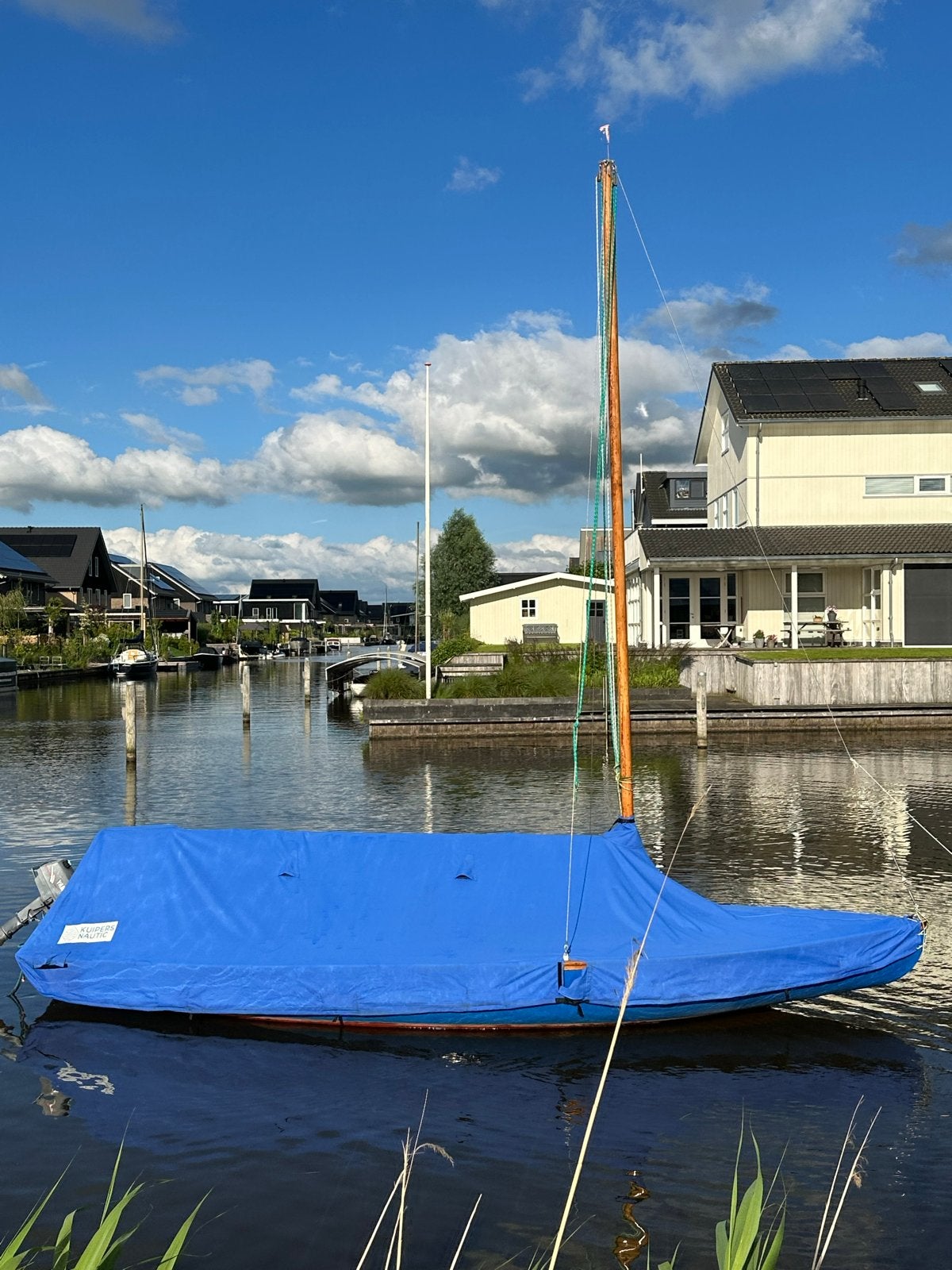 Klassieke zeilboot met buitenboordmotor bmer bm 16 kwadraat, Watersport en Boten, Ophalen of Verzenden, Gebruikt, 6 meter of meer