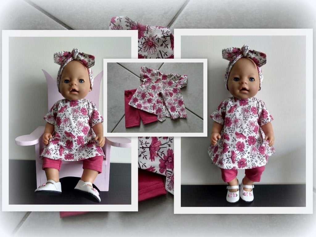 Poppenkleertjes kleertjes voor een baby pop van 43 cm no 146, Ophalen of Verzenden, Nieuw, Babypop