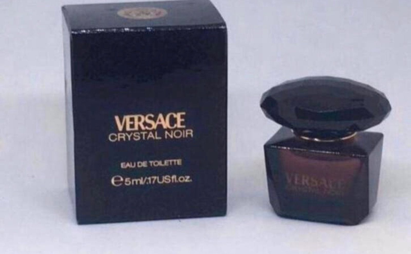 Parfumminiatuur Versace Noir 5 ml Eau de TOILETTE, Verzenden, Nieuw, Miniatuur