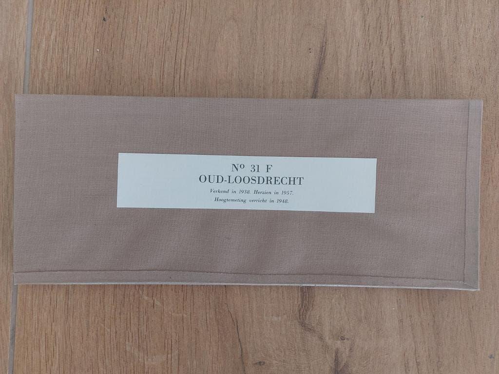 31F Oud Loosdrecht Hilversum Loenen Westbroek Stafkaart 1960, Topografische Dienst Nederland, Ophalen of Verzenden, 1800 tot 2000