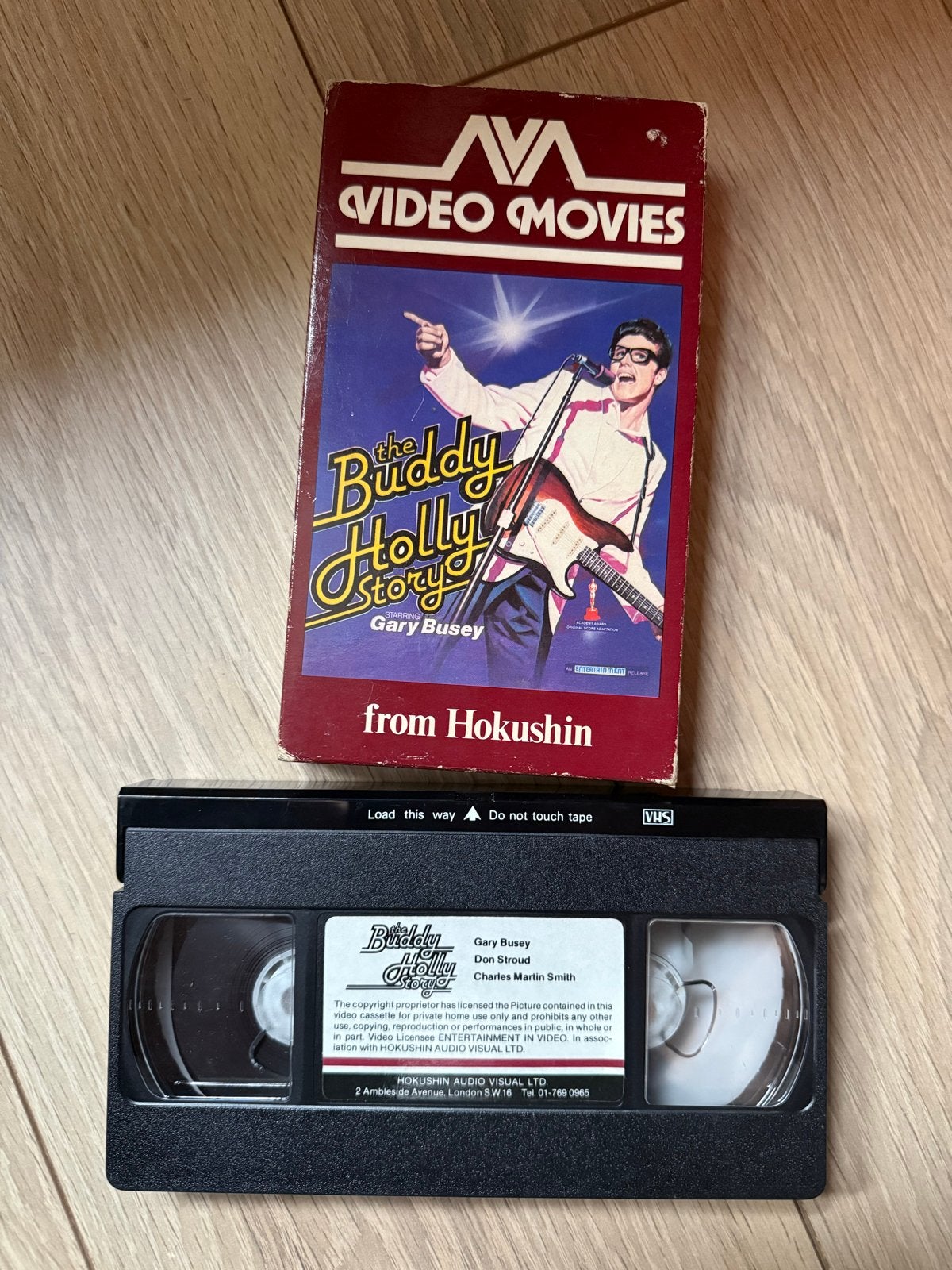 The Buddy Holly Story VHS - Gary Busey (Hokushin), Cd's en Dvd's, Alle leeftijden, Ophalen of Verzenden, Gebruikt, Drama