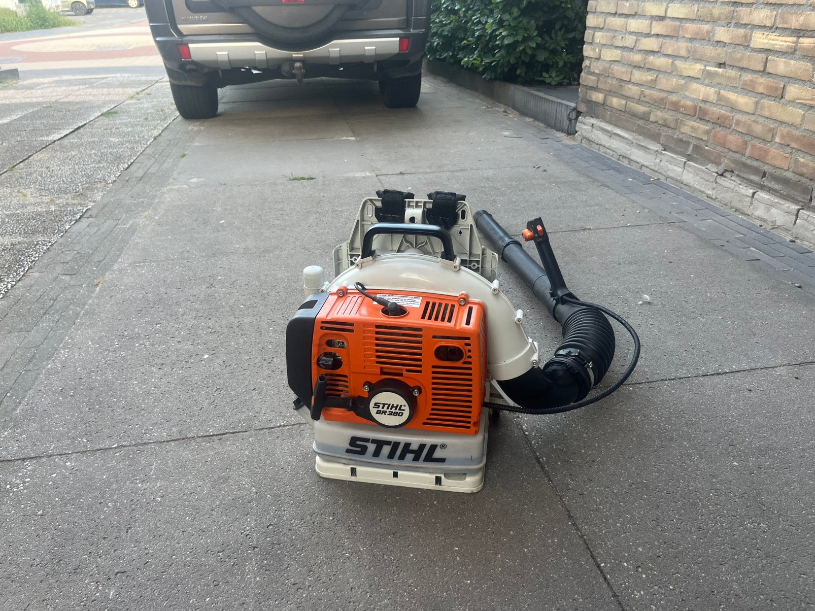 Stihl br 380 bladblazer zgan., Ophalen, Zo goed als nieuw, Benzine