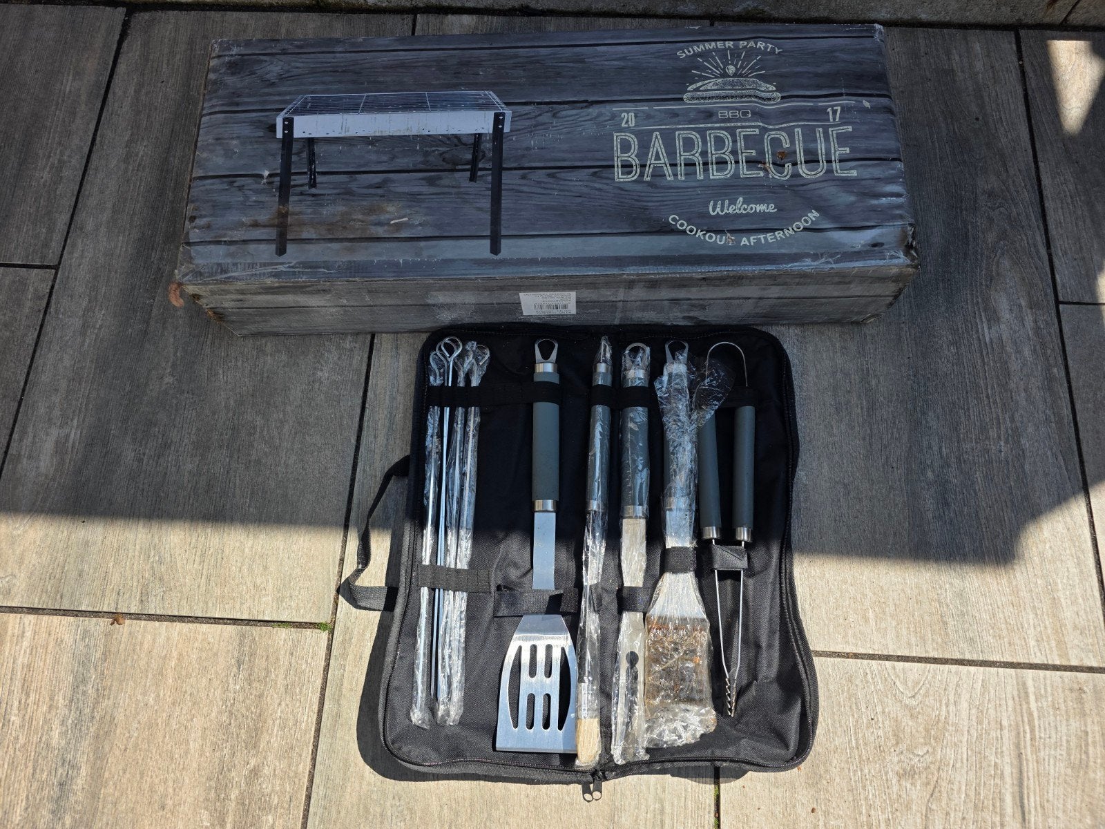 Nieuwe slagers barbeque incl bbq set, Ophalen, Nieuw