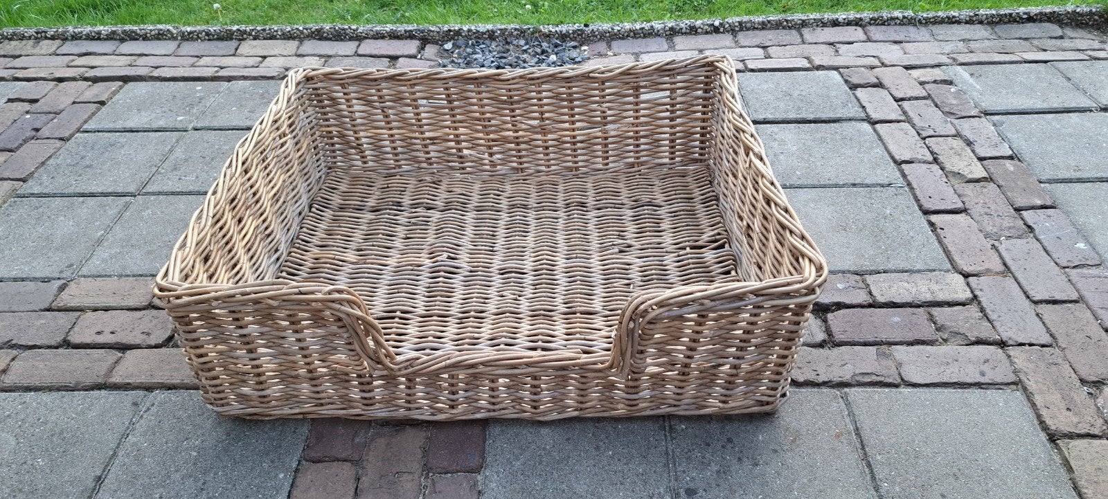 Rieten hondenmand (groot), Dieren en Toebehoren, Ophalen, Gebruikt, Riet