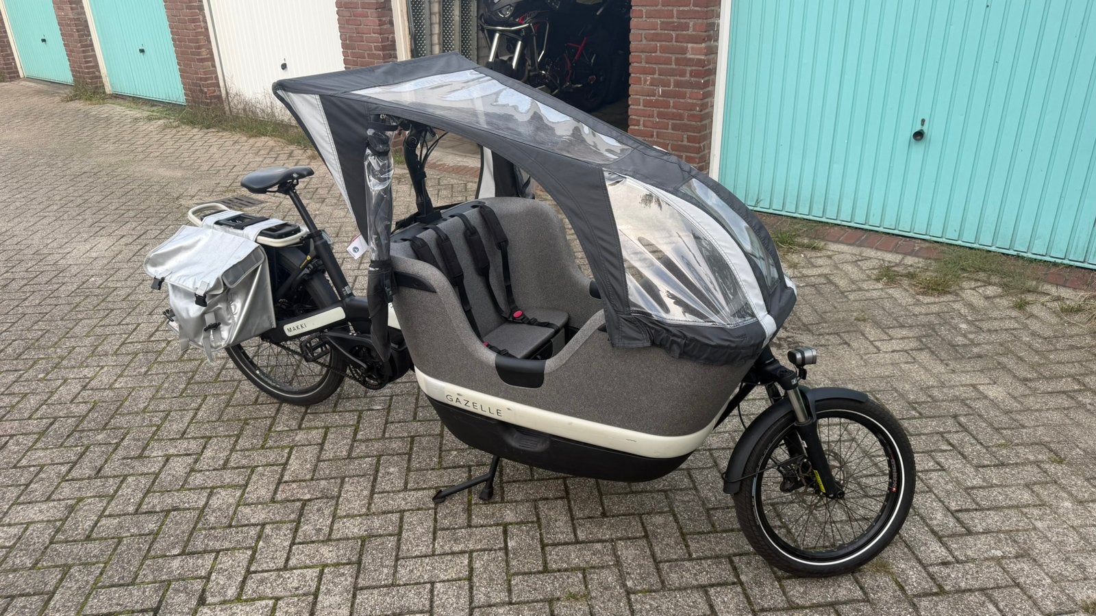 Gazelle Makki Load – slechts 1.256 km – nog 2 jaar garantie, Ophalen, Zo goed als nieuw, Gazelle