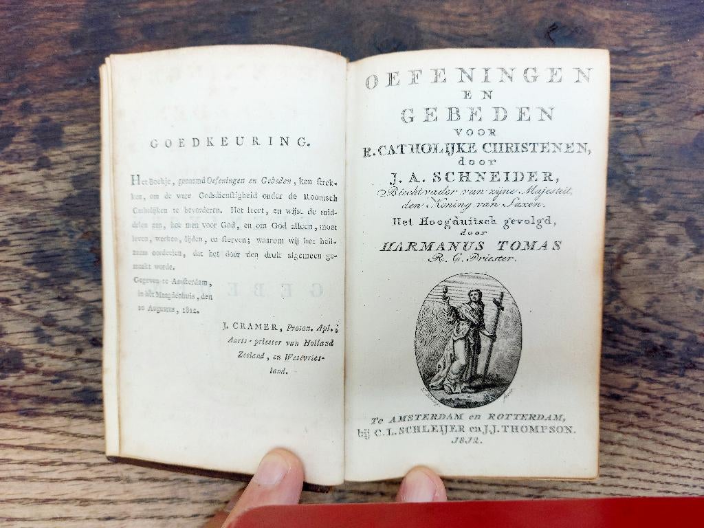 1812 J.A. Schneider; Oefening in gebed, Ophalen of Verzenden