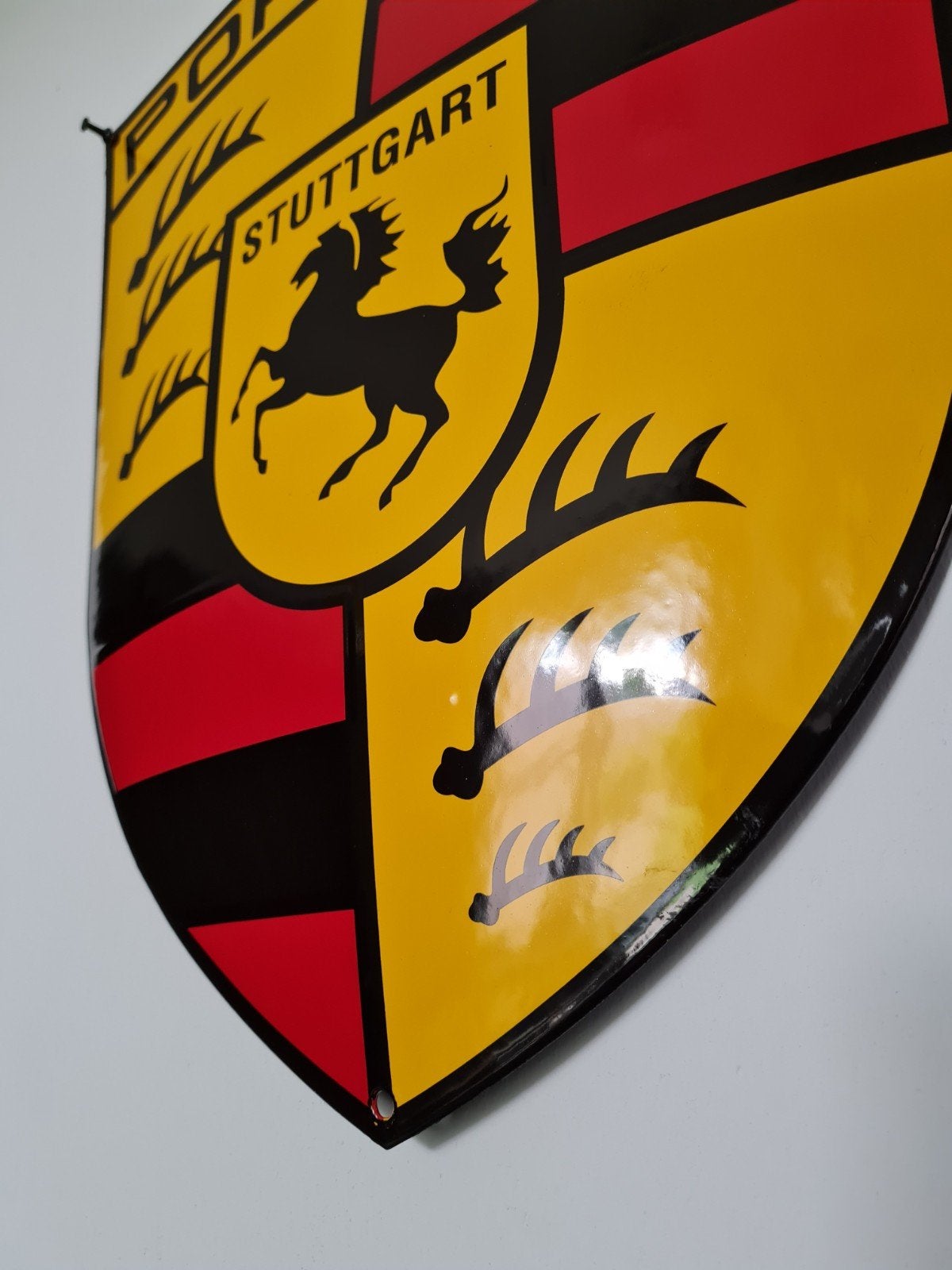 Porsche emaille bord nieuw, Verzamelen, Ophalen of Verzenden, Reclamebord