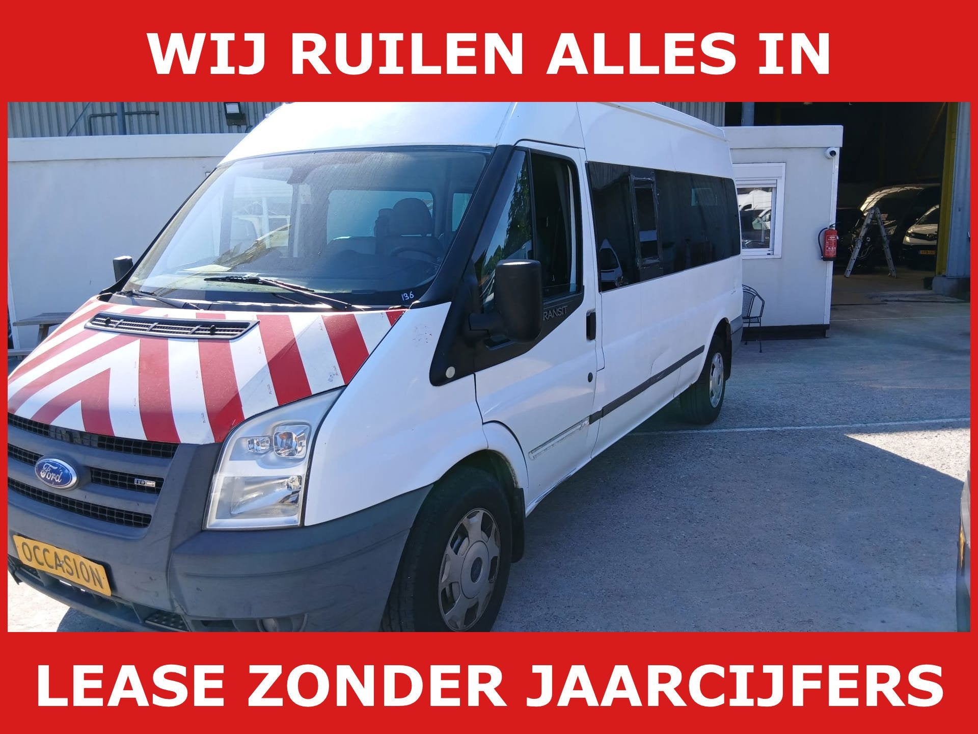 Ford Transit Tourneo 350L 2.4 TDC 9 persoons, Auto's, 13 km/l, Achterwielaandrijving, Gebruikt, 8 stoelen