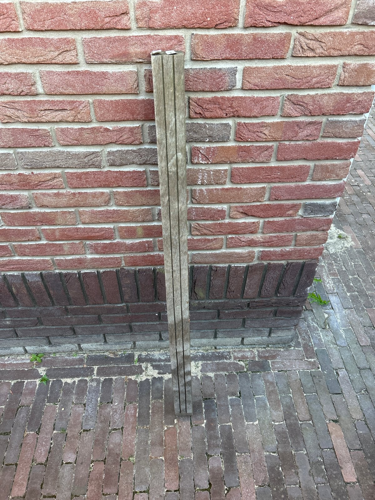 Hardhouten paal 6,5 x 6,5 x 120 cm, Ophalen, Palen, Nieuw, Hardhout