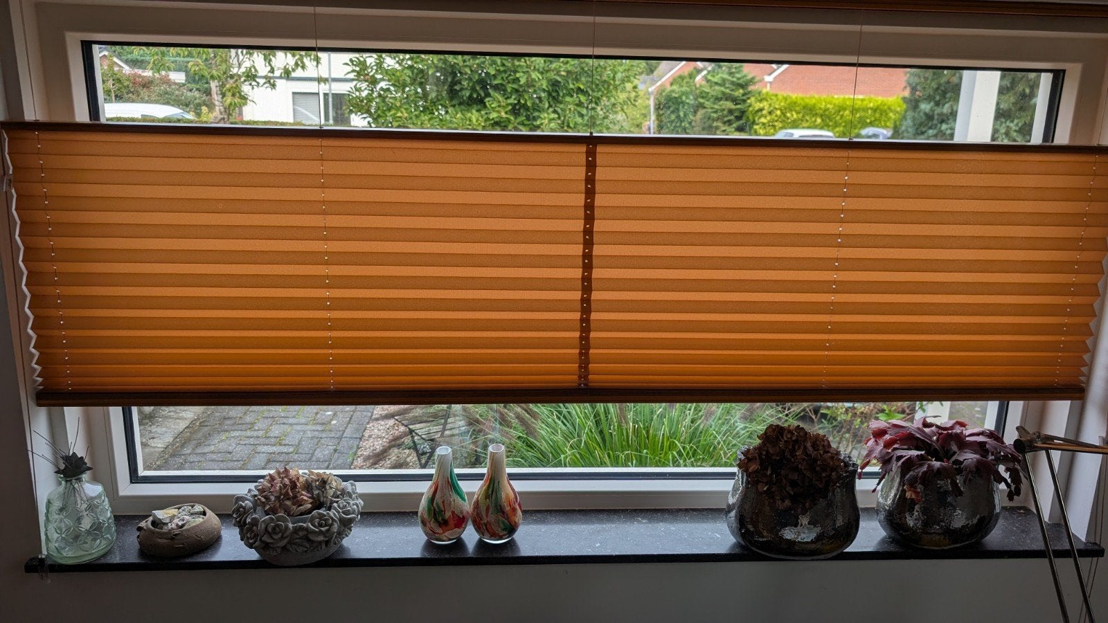 Luxaflex Plisségordijn Top/Down Terracotta, Luxaflex, Ophalen of Verzenden, Gordijn