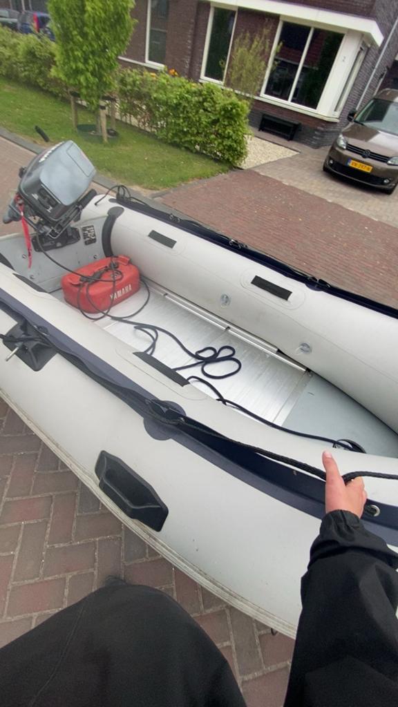 Rubberboot zonder motor, loopt langzaam leeg, Ophalen of Verzenden, Gebruikt