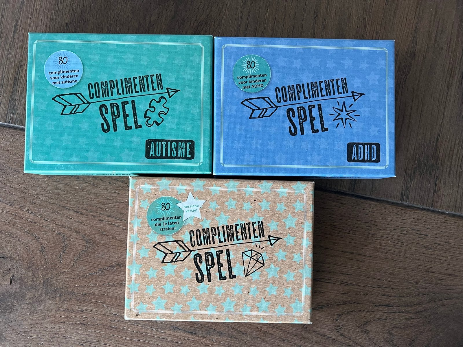 Complimentenspel: Autisme, ADHD & Algemeen (3 spellen), Verzenden, Nieuw