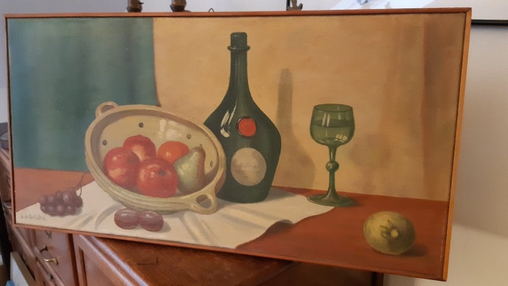 Prachtig groot stilleven, olieverf, Antiek en Kunst, Ophalen of Verzenden
