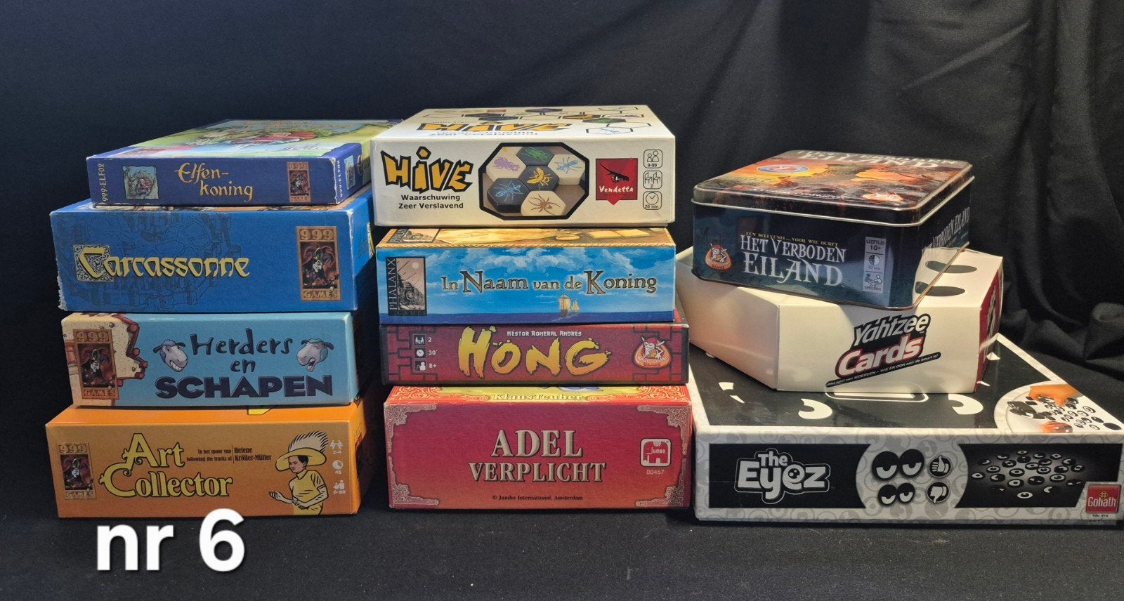 11 stuks diverse bordspellen ---> check de lijst nr 6, Hobby en Vrije tijd, Gezelschapsspellen | Bordspellen, Ophalen of Verzenden