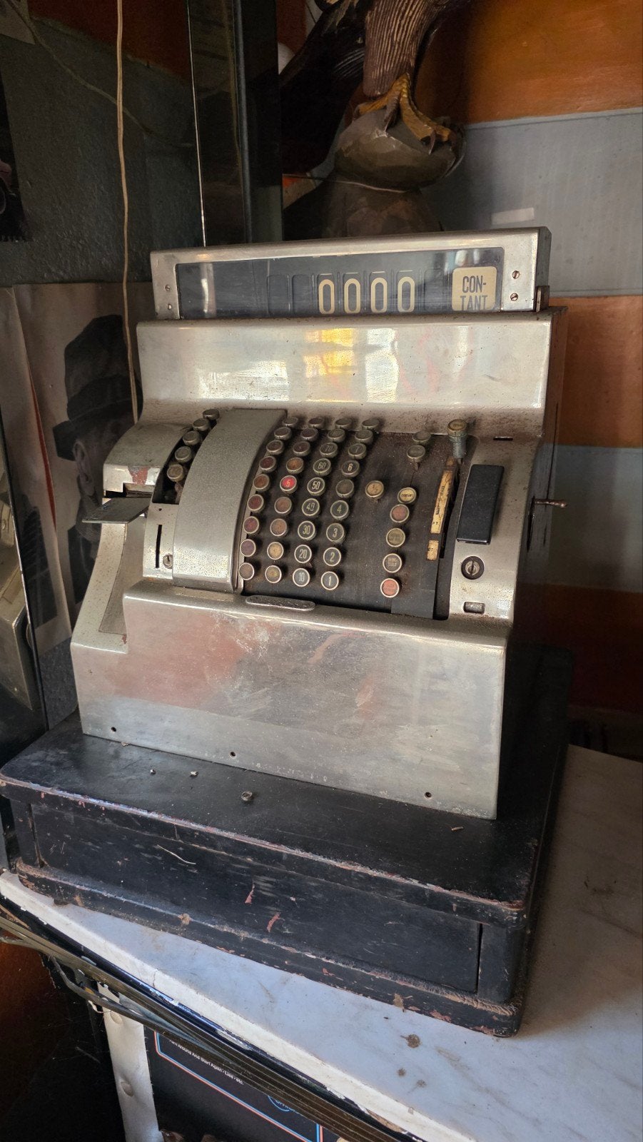 Vintage kassa / kassa register, Ophalen