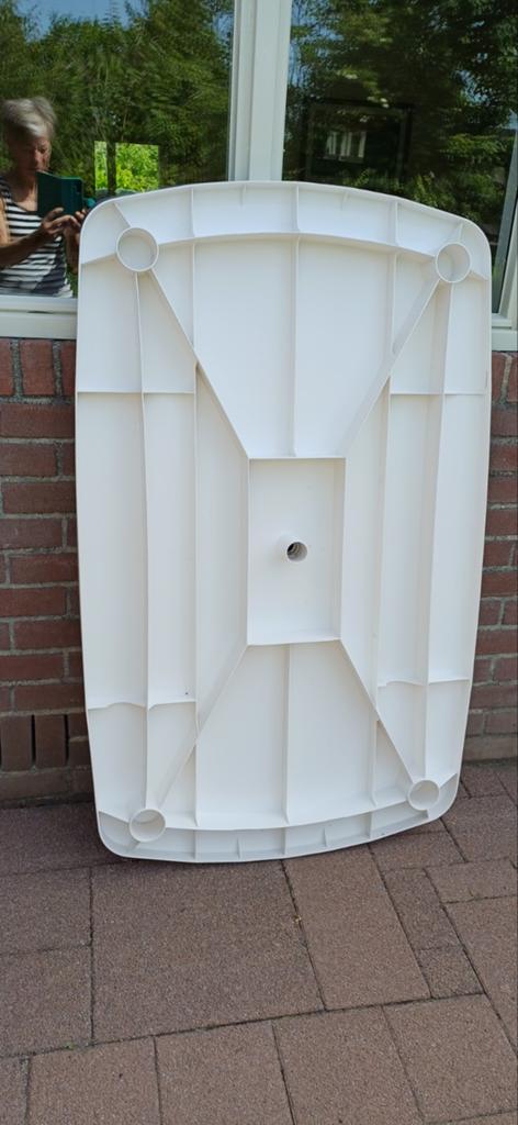 Kunstof gebruikte ovale tafel voor buiten, Ophalen, Gebruikt, Rechthoekig, Kunststof