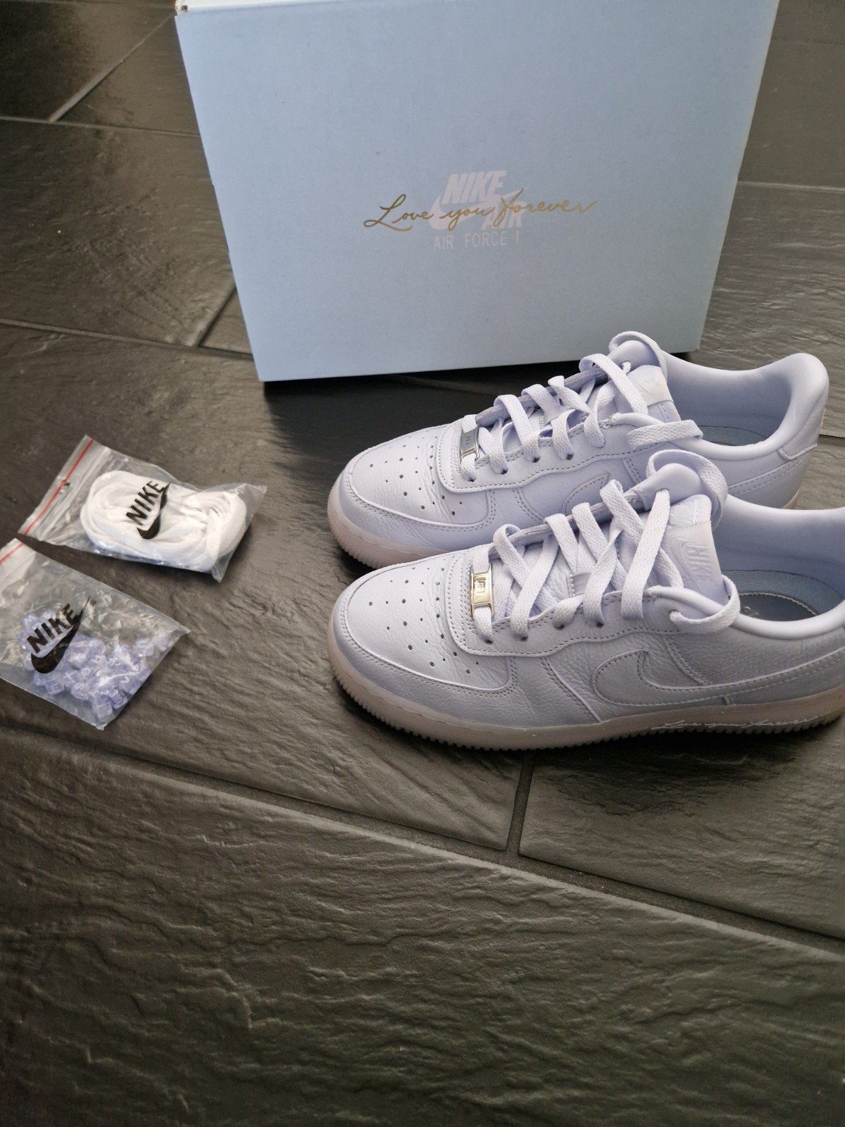 Nike Air Force 1 Low x NOCTA 'Love You Forever' (GS), Wit, Nike, Ophalen of Verzenden, Sneakers of Gympen