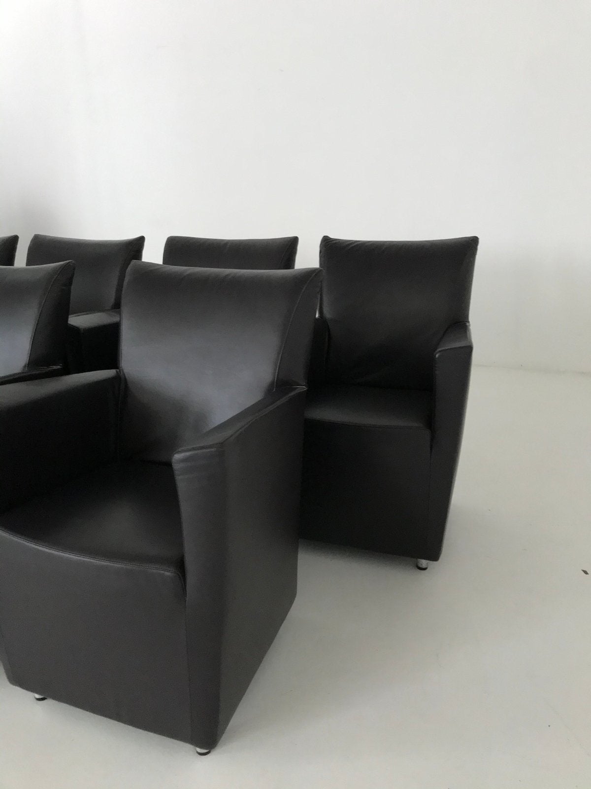 6 Montis Leren Fauteuils - Comfortabel en Stijlvol, Gebruikt, Minder dan 75 cm, Leer, Ophalen of Verzenden