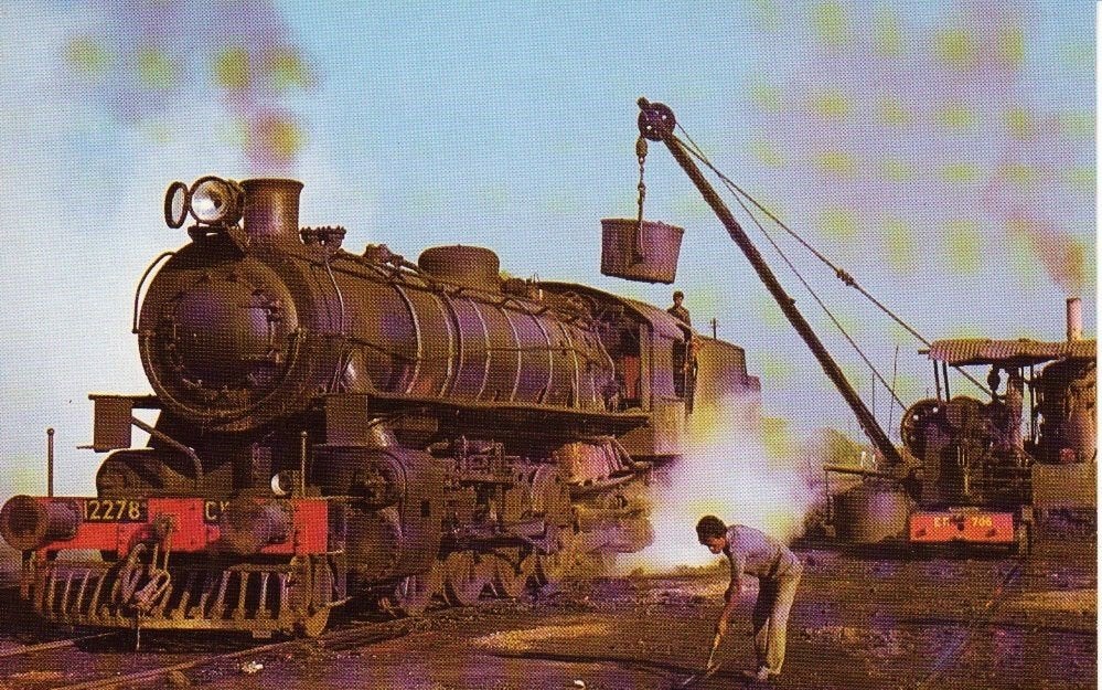 Indiase Spoorwegen / India, Verzenden, Nieuw, Trein, Kaart of Prent