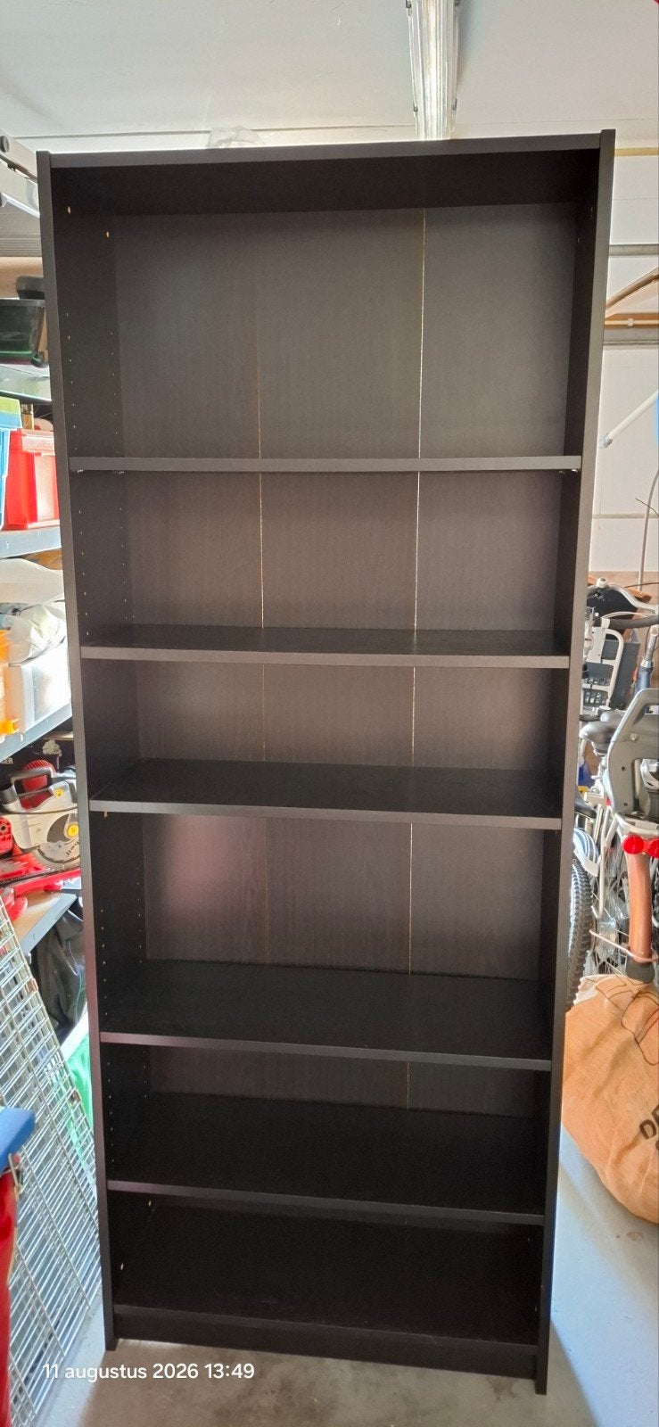 IKEA Billy kast zwart/bruin, Ophalen, 200 cm of meer, 50 tot 100 cm, Zo goed als nieuw