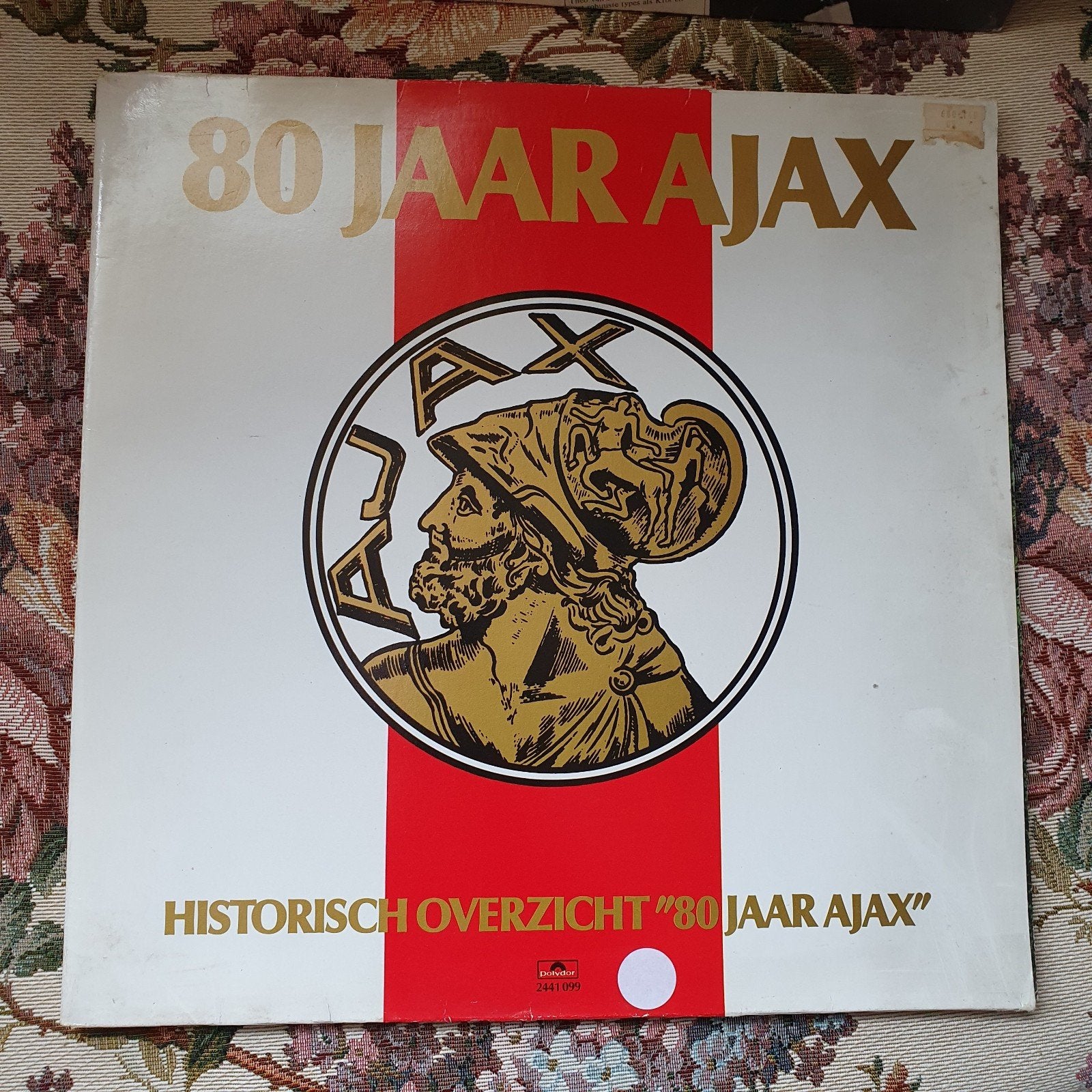 Lp  80 Jaar  Ajax - Historisch overzicht 80jaar,Ajax, Ophalen of Verzenden, Gebruikt, 12 inch, Levenslied of Smartlap