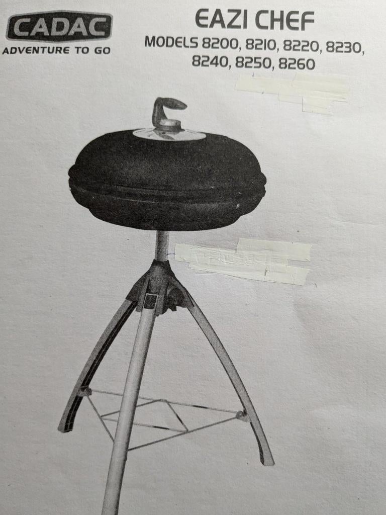 Diverse onderdelen van Cadac Eazi Chef de Luxe 8250, Tuin en Terras, Gasbarbecues, Ophalen of Verzenden, Gebruikt, CADAC