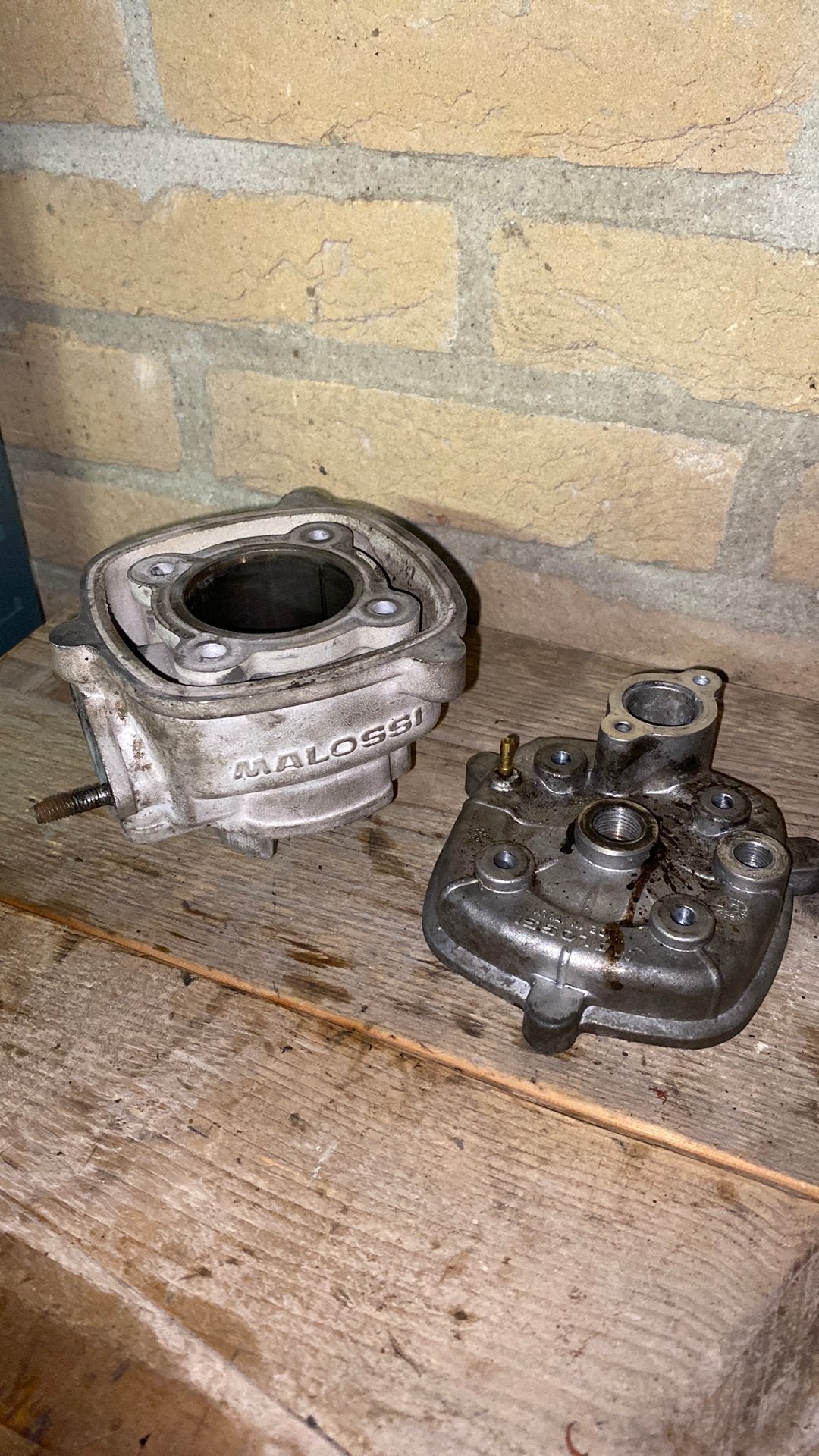 Mallossi MHR 70cc LC cilinder met kop, Ophalen of Verzenden, Zo goed als nieuw, Cilinder