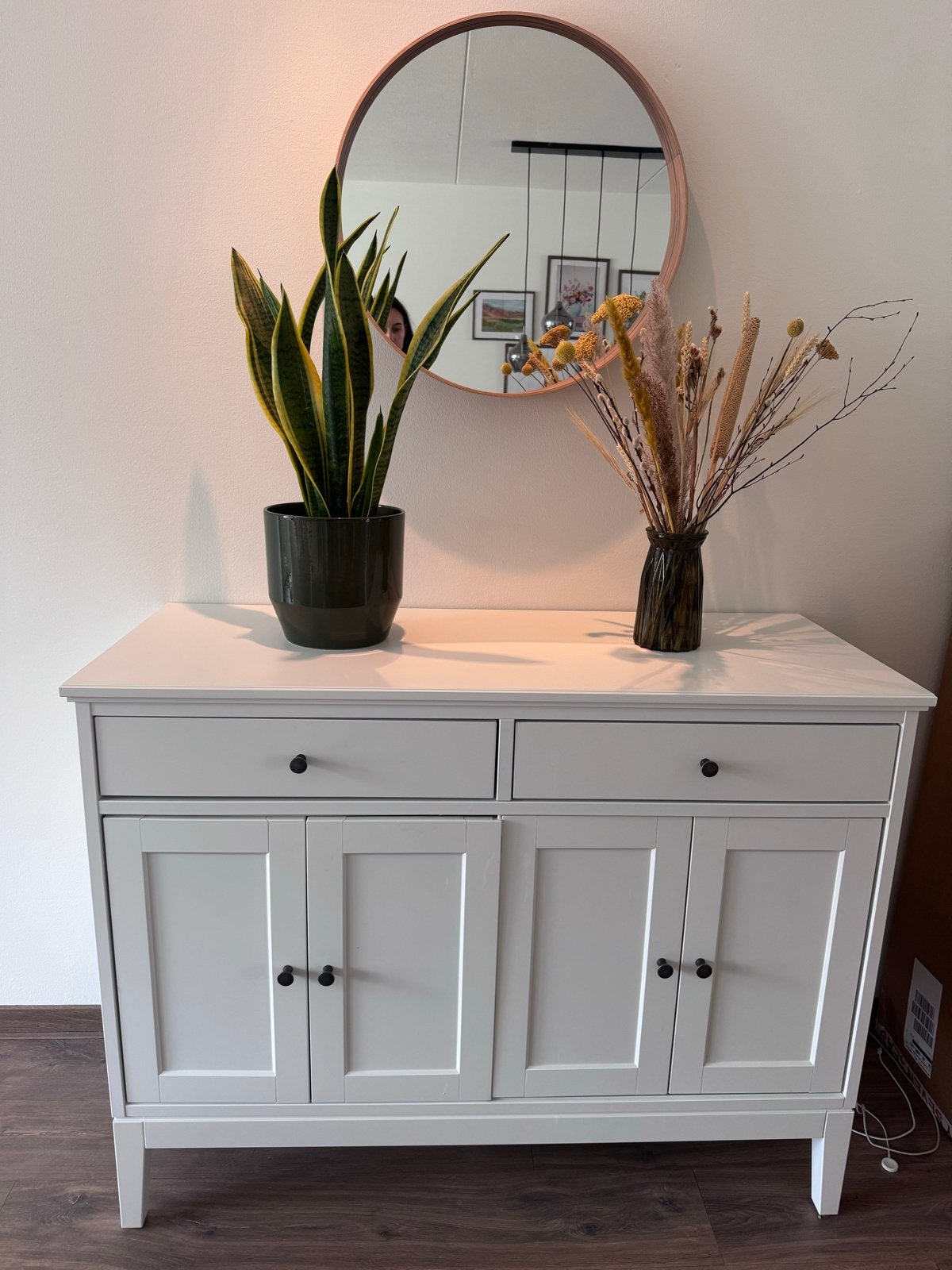 IKEA IDANÄS Dressoir wit - Zo goed als nieuw, Ophalen, 100 tot 150 cm, Zo goed als nieuw, Met lade(s)