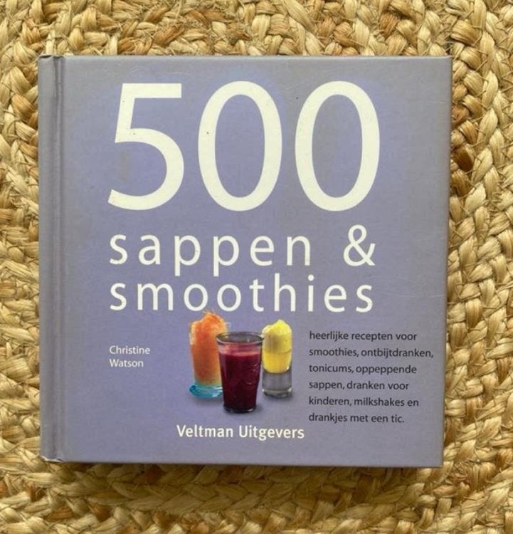 500 sappen en smoothies ‘kookboek’, Ophalen of Verzenden, Gelezen
