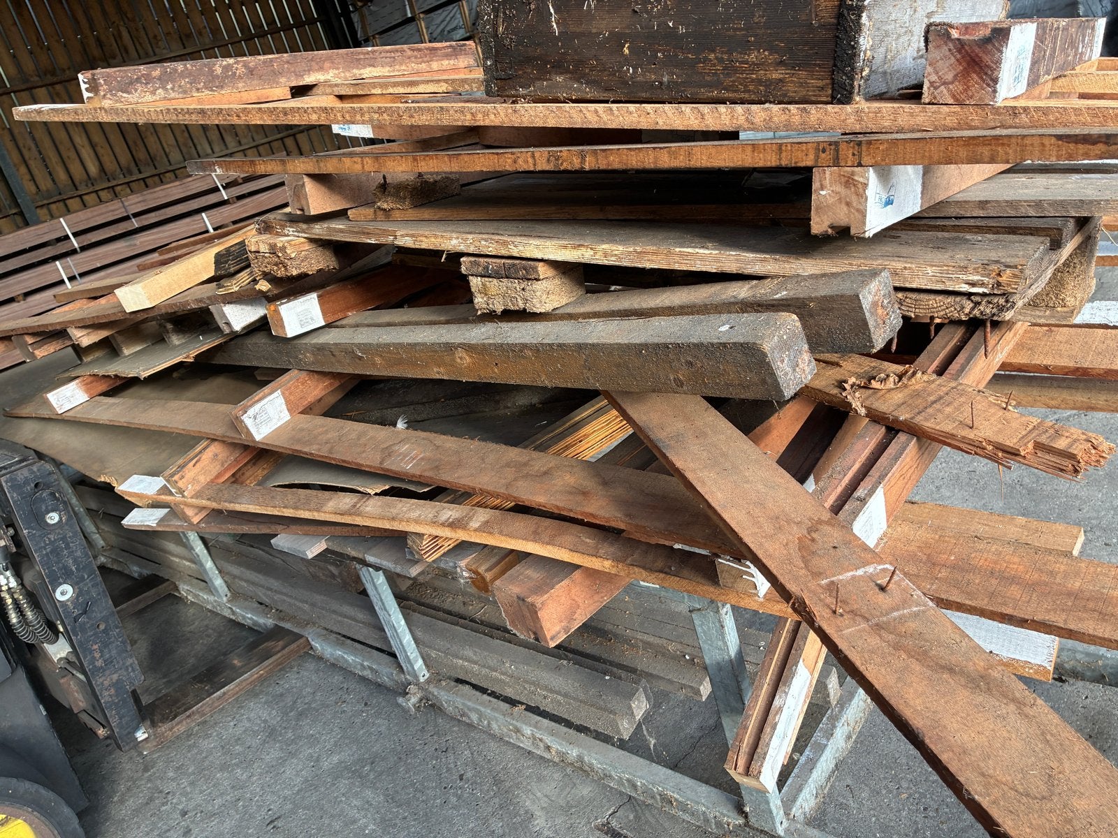 Brandhout en pallets - Partij, Ophalen, Nieuw, 50 mm of meer, Pallet