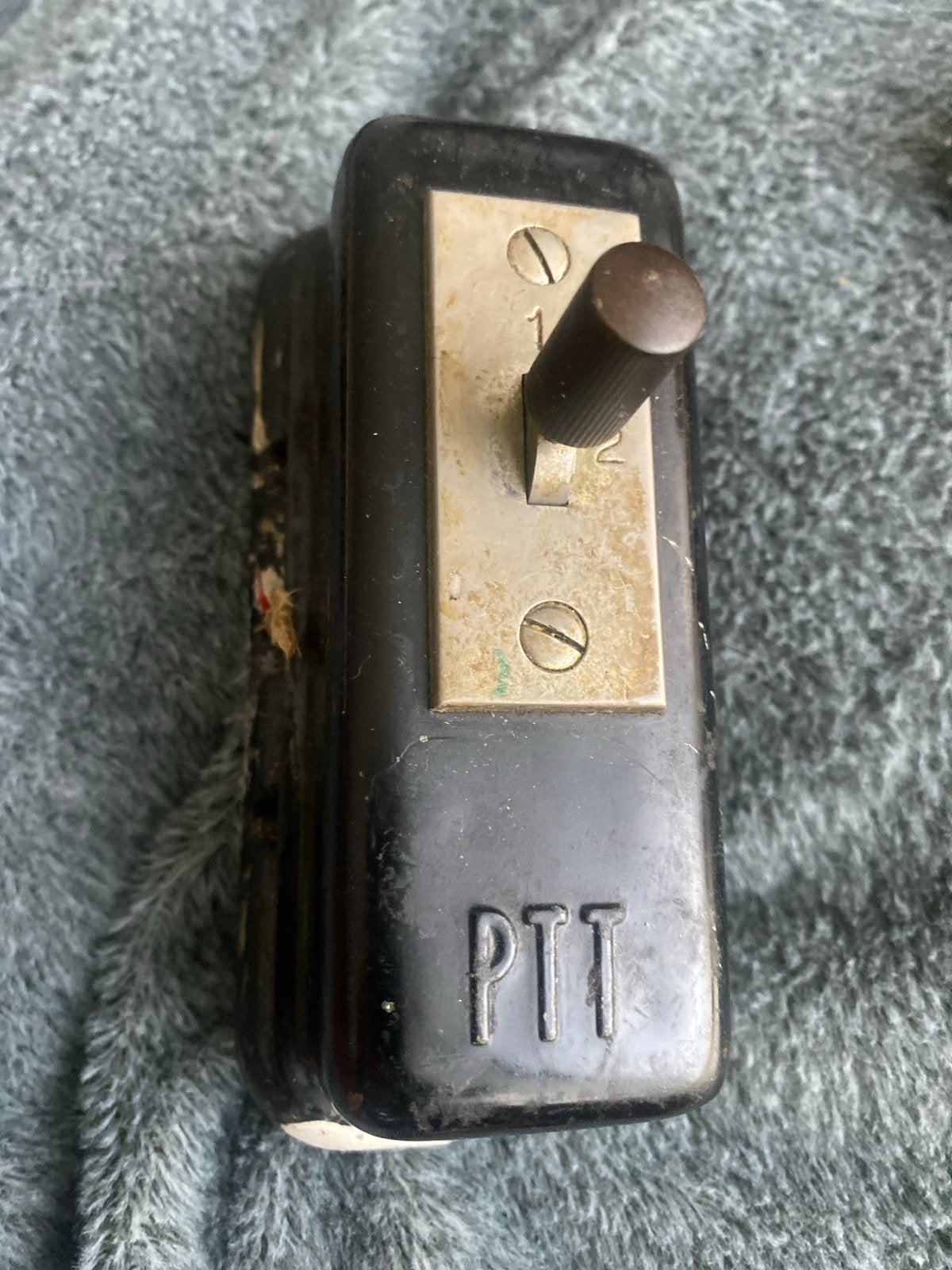 Vintage PTT Schakelaar voor draaischijf telefoon, Ophalen, Gebruikt