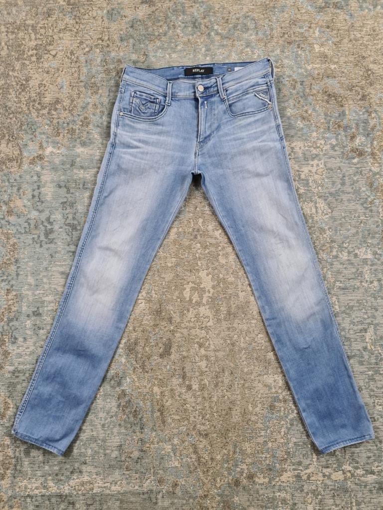 Replay ANBASS W30 L30 Slim STRETCH Bronno3030 Blauw, Blauw, Wolvenstraat 19, 1016EN, Amsterdam, W32 (confectie 46) of kleiner