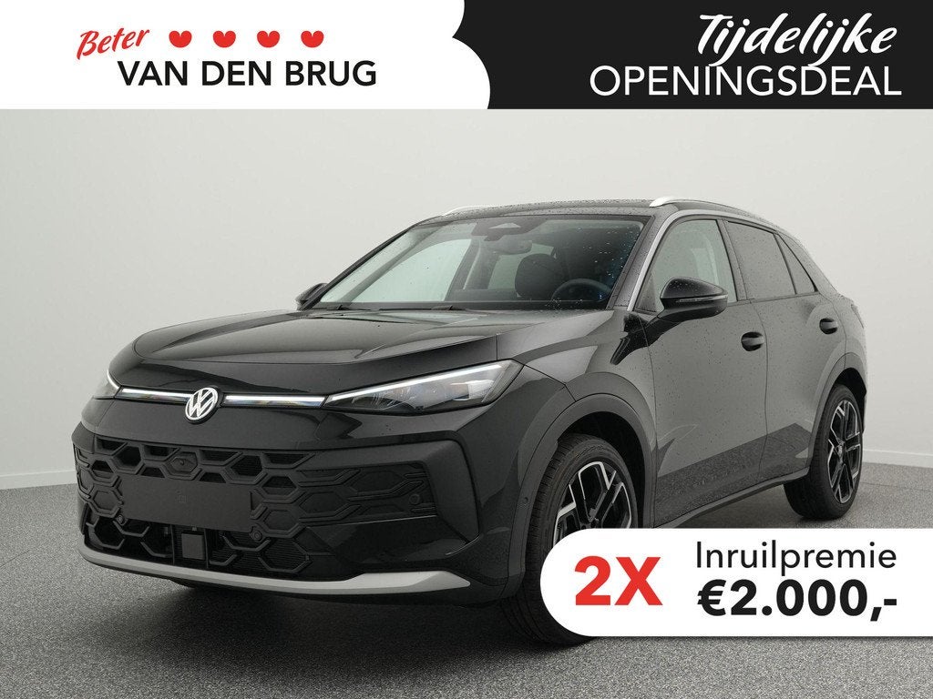 Volkswagen T-Roc Style First Edition 1.5 eTSI 116 PK | Trekh, Auto's, Volkswagen, 1498 cc, 4 cilinders, 116 pk, Zwart