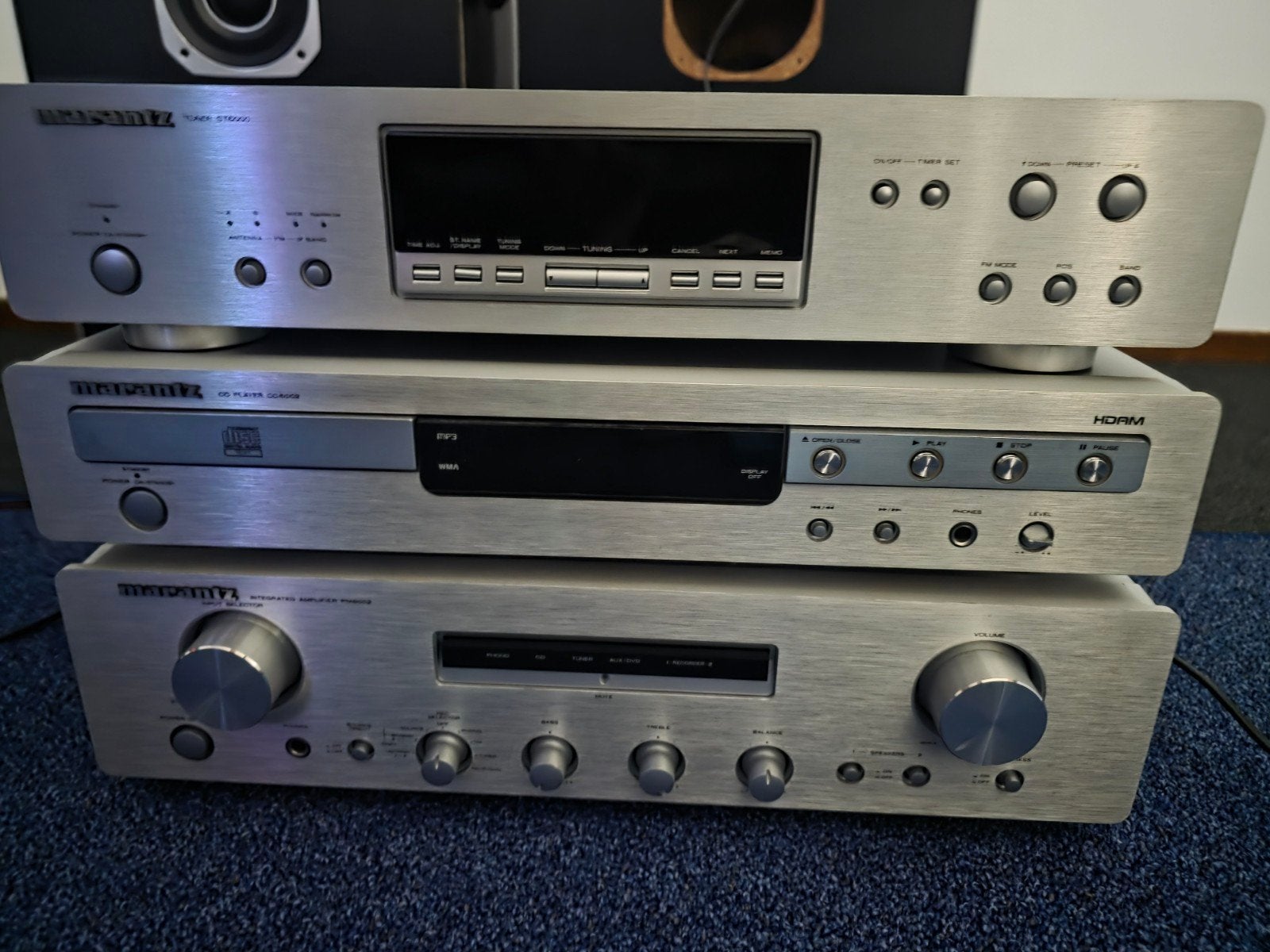 Tekoop marantz stereoset, Ophalen of Verzenden, Gebruikt, Overige merken