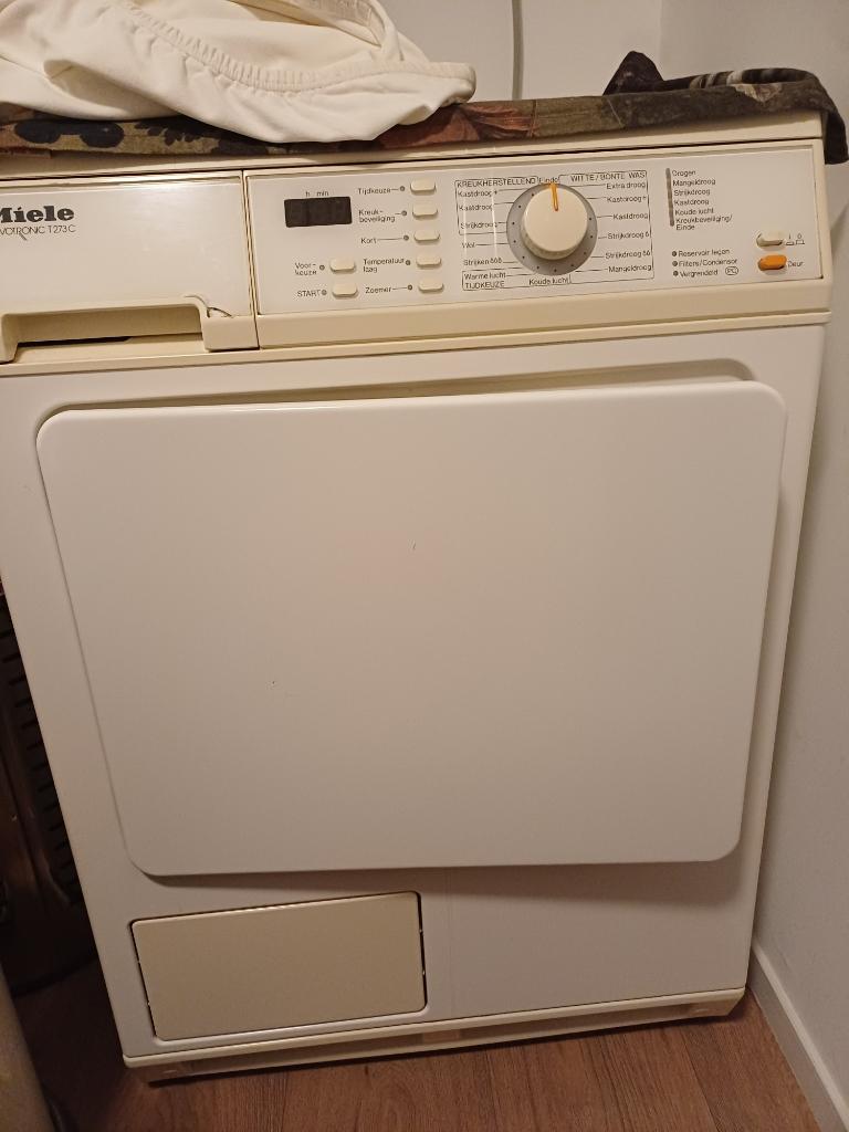 Miele wasdroger, Witgoed en Apparatuur, Ophalen, Gebruikt, 4 tot 6 kg, Anti-kreukfase