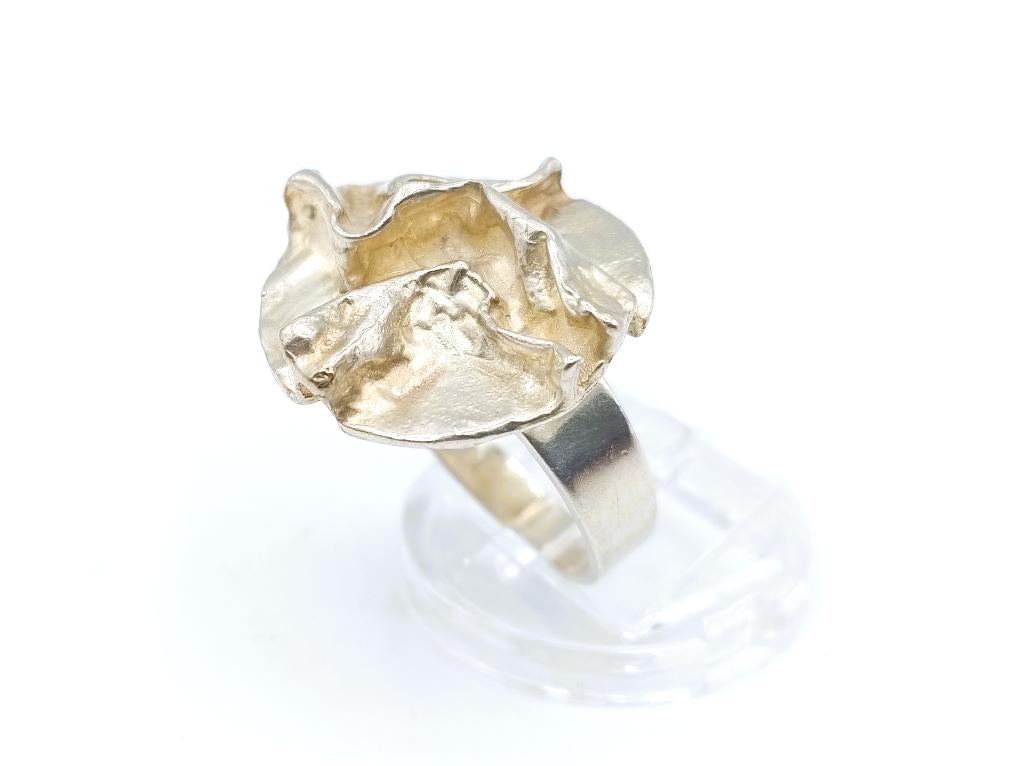 Zilveren designring, Kordes & Lichtenfels, Pforzheim, 19 mm, Info@zilverwebsite.nl, Verzenden, 19 tot 20, Zo goed als nieuw