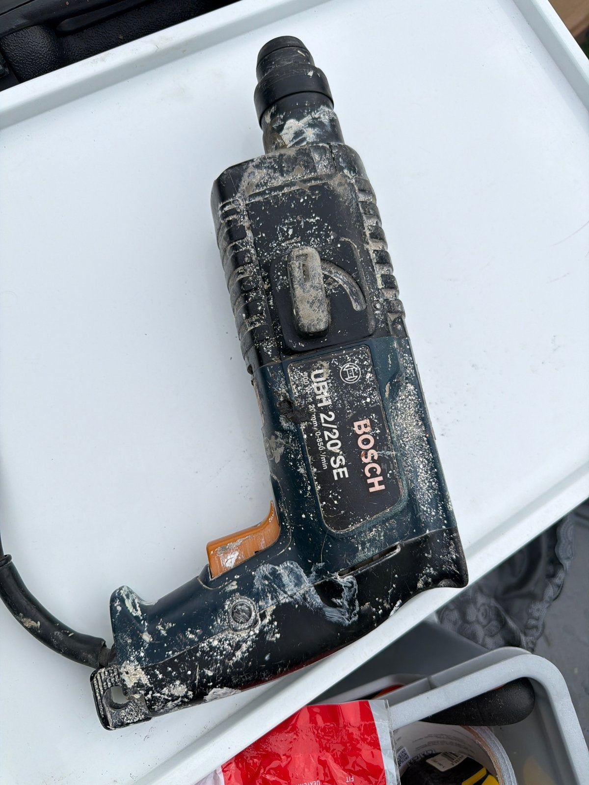 Bosch UBH 2/20'SE Boorhamer - Gebruikt, Doe-het-zelf en Verbouw, Boor- en/of Breekhamer, Ophalen of Verzenden, Klopboormechanisme