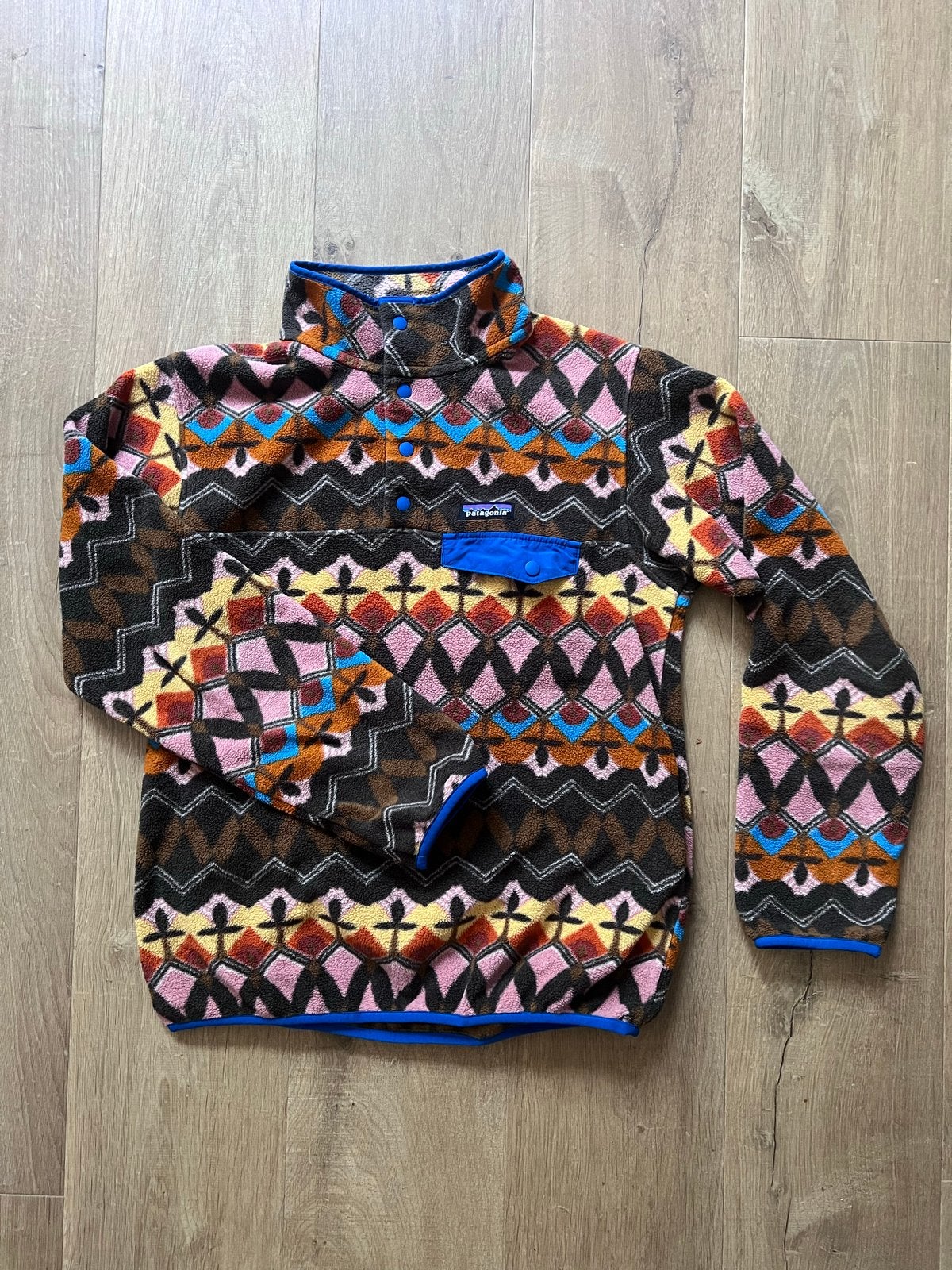 Patagonia Snap-T Fleece / pullover Aztec Print - Dames, Ophalen of Verzenden, Zo goed als nieuw, Maat 36 (S), Meerkleurig