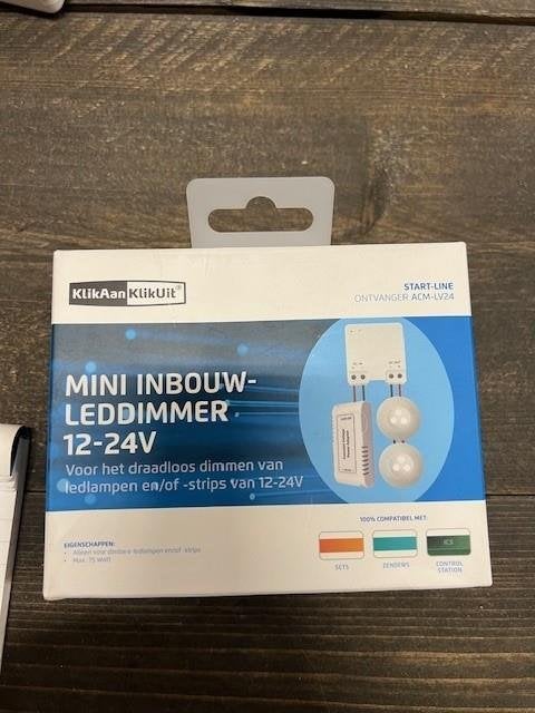 2255. Klik aan klik uit / draaiknop / dimmer / led, Ophalen, Zo goed als nieuw