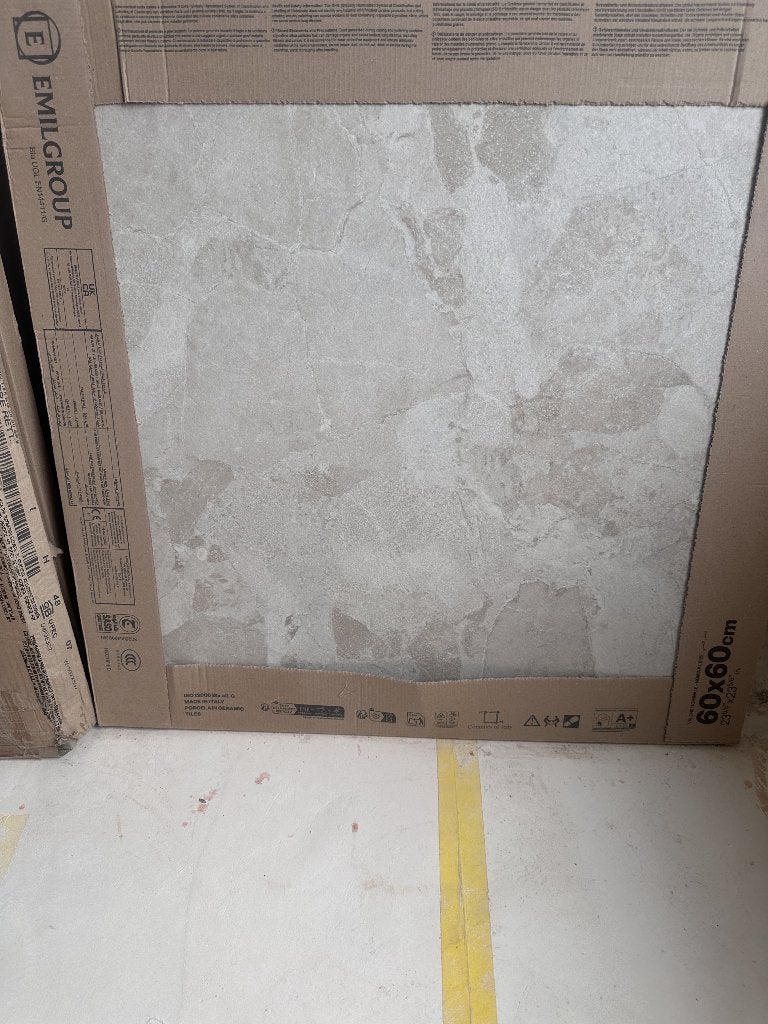 5 stuk Terrazzo tegels 60x60 nieuw, Doe-het-zelf en Verbouw, Tegels, Ophalen, 60 cm of meer, Nieuw, Minder dan 5 m²