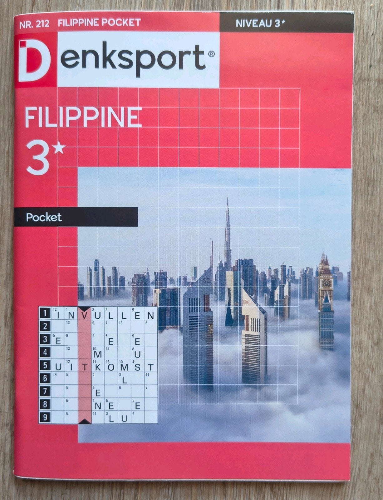 Denksport Filippine Pocket Puzzelboek Niveau 3* Nieuw, Ophalen of Verzenden, Minder dan 500 stukjes, Nieuw, Puzzelboek