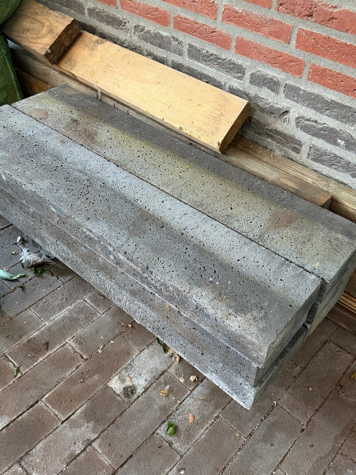 Schellevis! terrastegels van beton, Tuin en Terras, Ophalen, Gebruikt, 5 tot 10 m², Beton