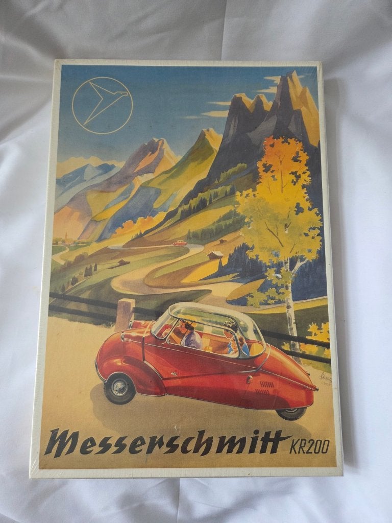 MESSERSCHMITT KR200 puzzle vintage 500 pieces, Ophalen of Verzenden, Nieuw, Auto, Overige merken