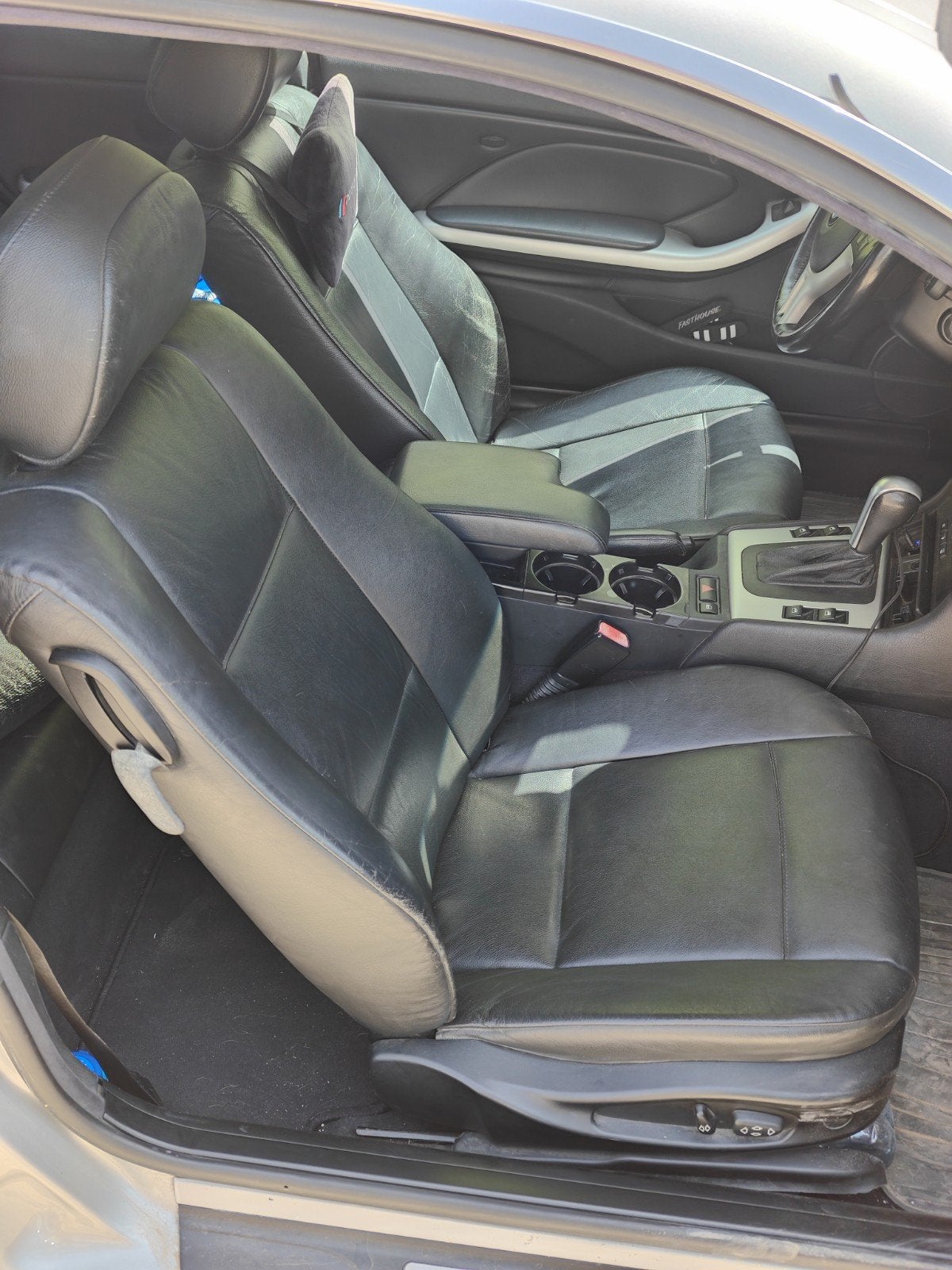 BMW E46 zwart lederen stoelen met geheugenfunctie, Ophalen, Gebruikt, BMW