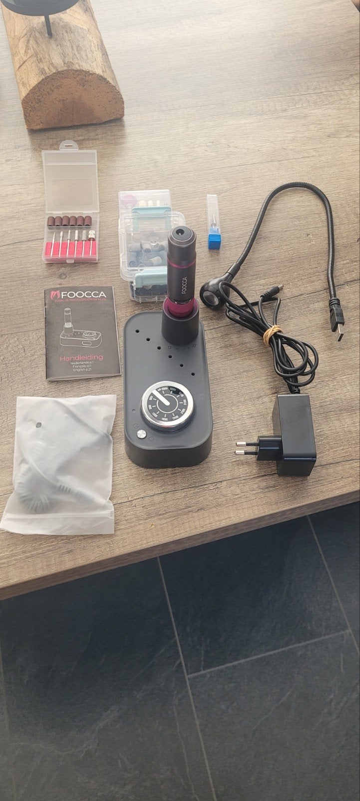 FOOCCA Nagel Freesmachine Set - Zo goed als nieuw, Ophalen, Zo goed als nieuw, Overige typen