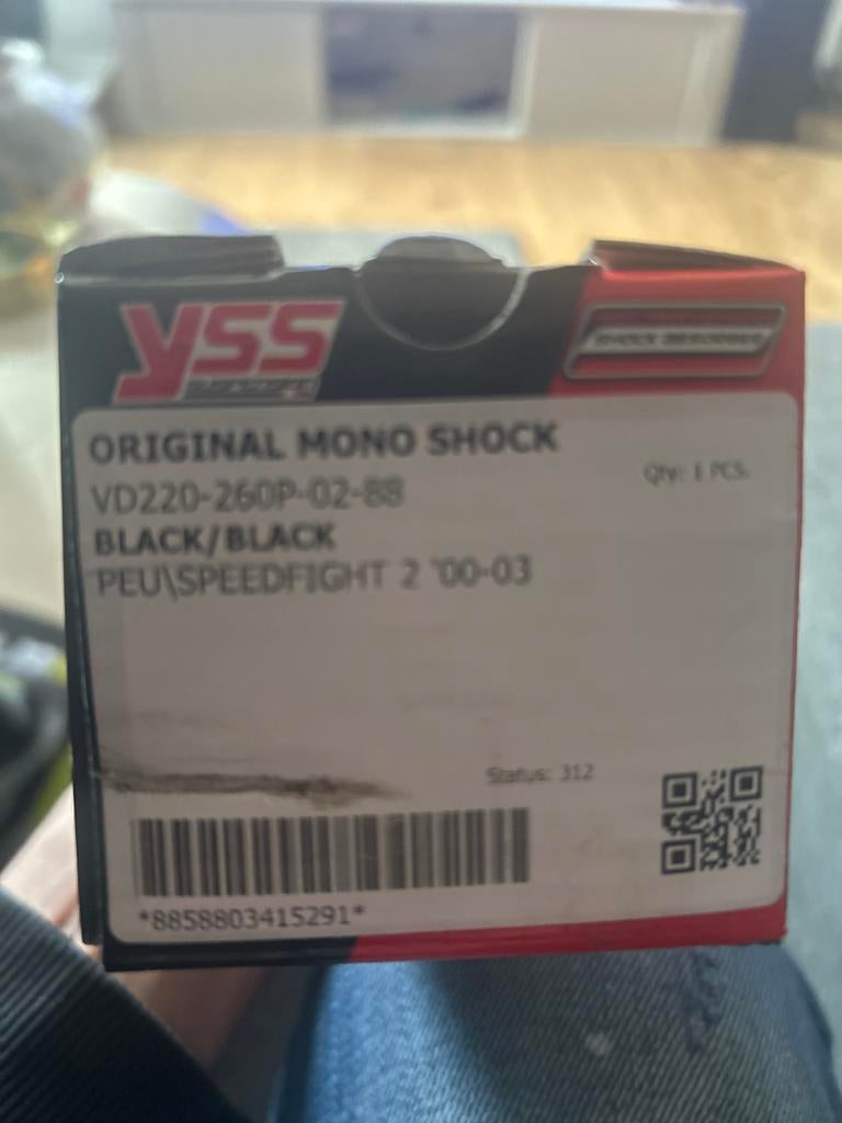YSS Original Mono Schokdemper Peugeot Speedfight 2, Ophalen of Verzenden, Nieuw, Overige typen, Peugeot