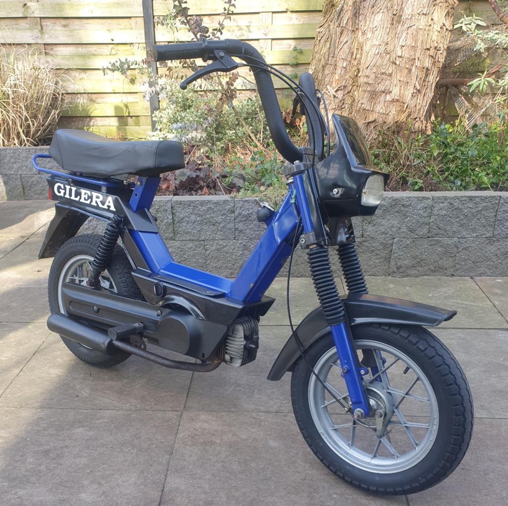 Gilera Citta met blauw kenteken - Klaar voor gebruik!, Fietsen en Brommers, Snorfietsen en Snorscooters, Ophalen, Gebruikt, Tweetakt