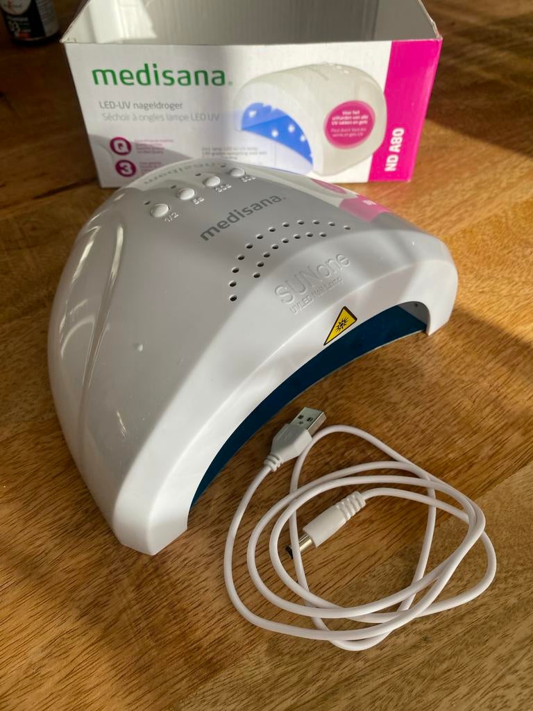 Medisana LED-UV nageldroger - Zo goed als nieuw, Ophalen of Verzenden, Zo goed als nieuw, Overige typen